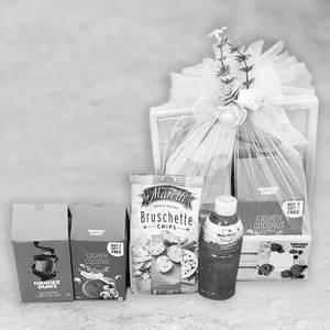 Hamper  3 Bottle Square Crate Assorted
