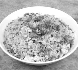 Burnt Garlic Chicken Fried Rice
