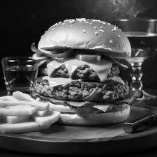 Veg tower cheese burger