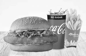 Chicken Burger+french Fries+coke