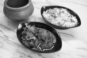 Chicken Champaran With Jeera Rice