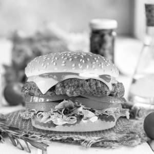 Achari Chicken Tikka Burger