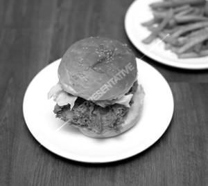 Cheesy Peri Peri Burger