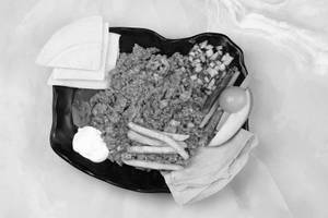 Mexican Shawarma Plate (rumali)