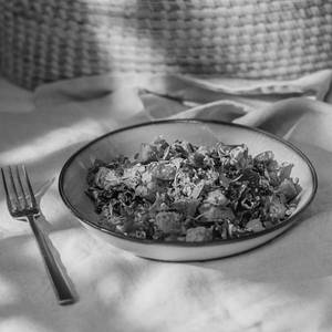 Vegan Kale Caeser Salad