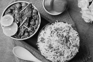 Jeera Rice+ Chola