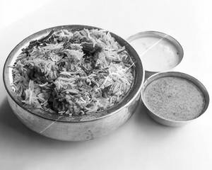 Chicken hyderabadi biryani [half]