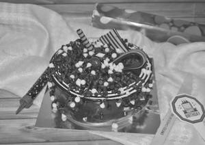 Eggless Mixed Chips Cake