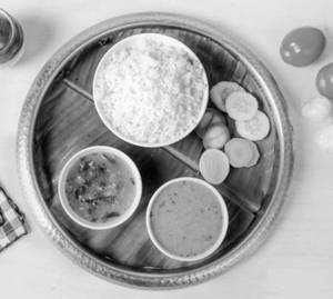 Rice  sambar