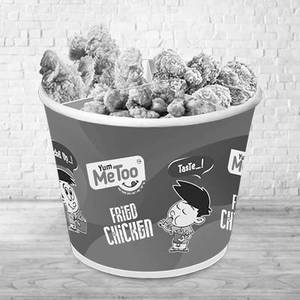 Chicken Trio Bucket (pops-1 Por, Strips-3 Pcs & Wings-4pcs)