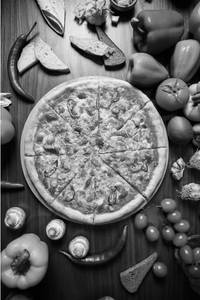 Paneer Pizza - Regular (8 inches) - 4 pieces