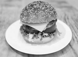 Chicken Cheese Grilled Burger