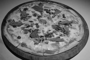 Mushroom Party & Arugula Pizza