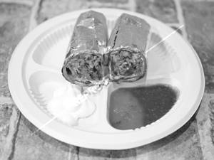 Double Egg Paneer Roll