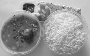 Surti Gujarati Dal With Steamed Rice