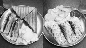 Veg cheese sandwich
