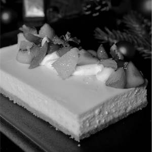 Eggless New York Baked Cheesecake
