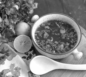 Vegetable coriander soup