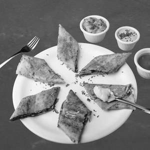 Palak Paneer Cheese Dosa
