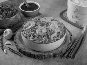 Prawns Schezwan Noodles