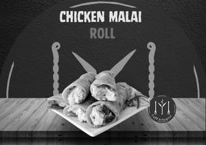 Chicken Malai Tikka Roll