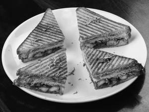 Paneer Tikka Club Grilled Sandwich