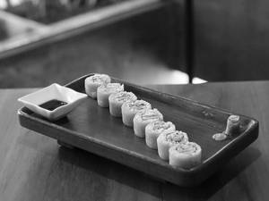 Cucumber Avocado Smoked Salmon Uramaki