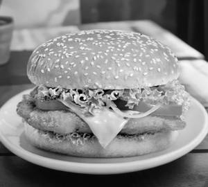 Veg cheese burger