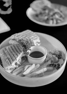 Pesto & Grilled Chicken Panini