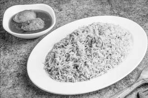 Jeera Rice With Egg Curry