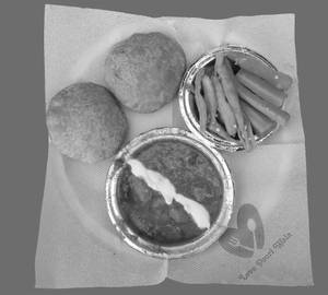 Khasta Kachori (2 Pcs)(served With Subzi And Pickle)