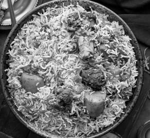 Special Mutton Biryani [2Pc,2Eggs,2Aloo, X X L 1.5Kg Container]