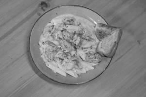 Pasta Alfredo Prawns