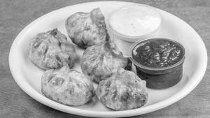 Soya Keema Fried Momos
