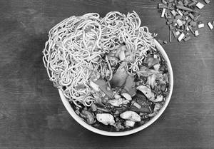 Chicken Pan Fried Noodles
