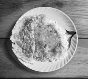 Single Omelette With Rice + Chutney And Dal + Water 500 Ml