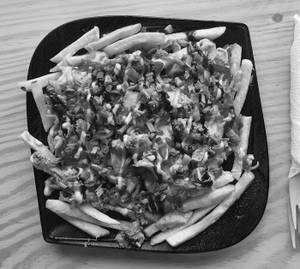 Cheesy Piri Piri Chicken Loaded Fries