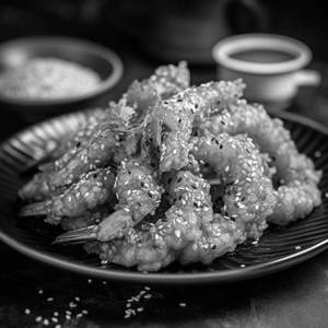Sesame Crispy Fried Prawns