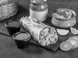 Chicken Malai Tikka Paratha Roll