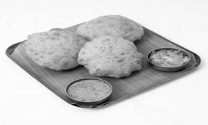 Poori (3 Nos.) With Side Dish