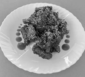 Honey chilli potato