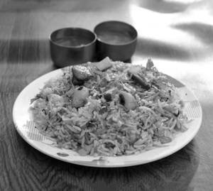 Mushroom Fried Rice