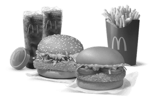 Burger Combo for 2: McSpicy Paneer + McAloo Tikki with Coke
