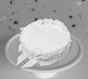White Forest Cake 1Kg Eggless