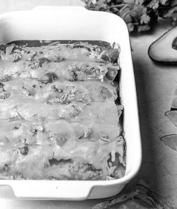 Spicy Paneer Enchiladas