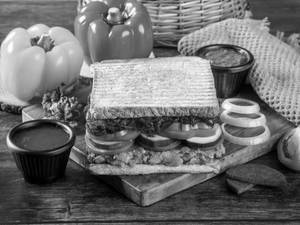 Veg Toast Sandwich