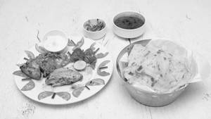 Qtr Al Fa'm + 2 Kerala Parota + Gravy + Salad + Mayonnise.