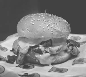 Chicken .Veg.potato Egg Cheese Burger(Maharaja Burgur)