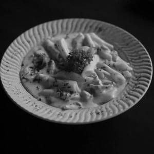Non-Veg Pasta Alfredo [White Sauce]