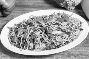 Veg Indonesian Style Green Noodles